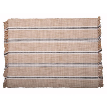 Farmhouse Stripe Placemat Set of six PM105066 - The Fox Decor